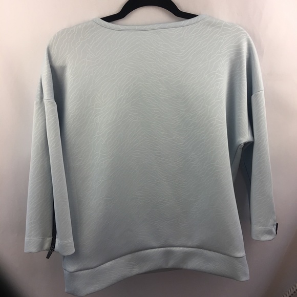 Betsey Johnson Sweatshirt Performance Blue Medium - Picture 7 of 7